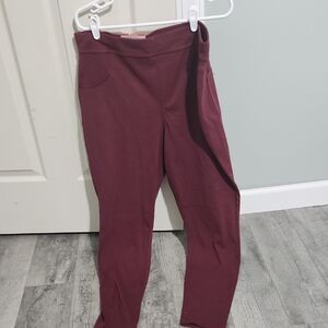 Maroon Leggings